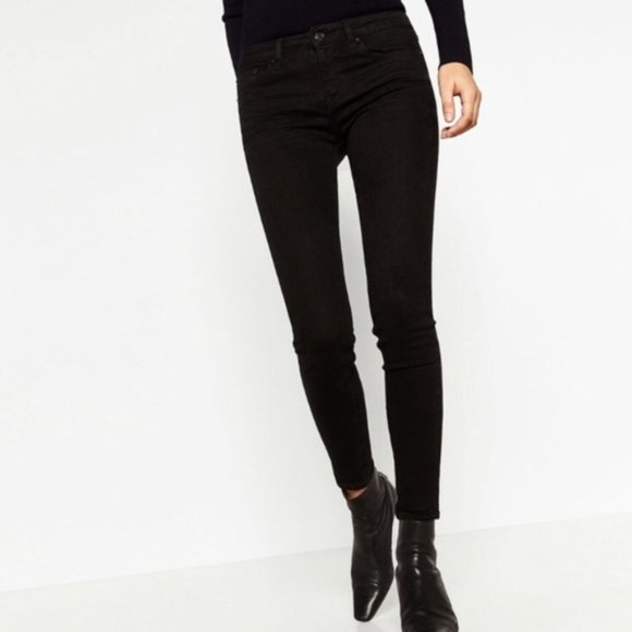 Zara Denim - zara trafaluc black skinny jeans 08